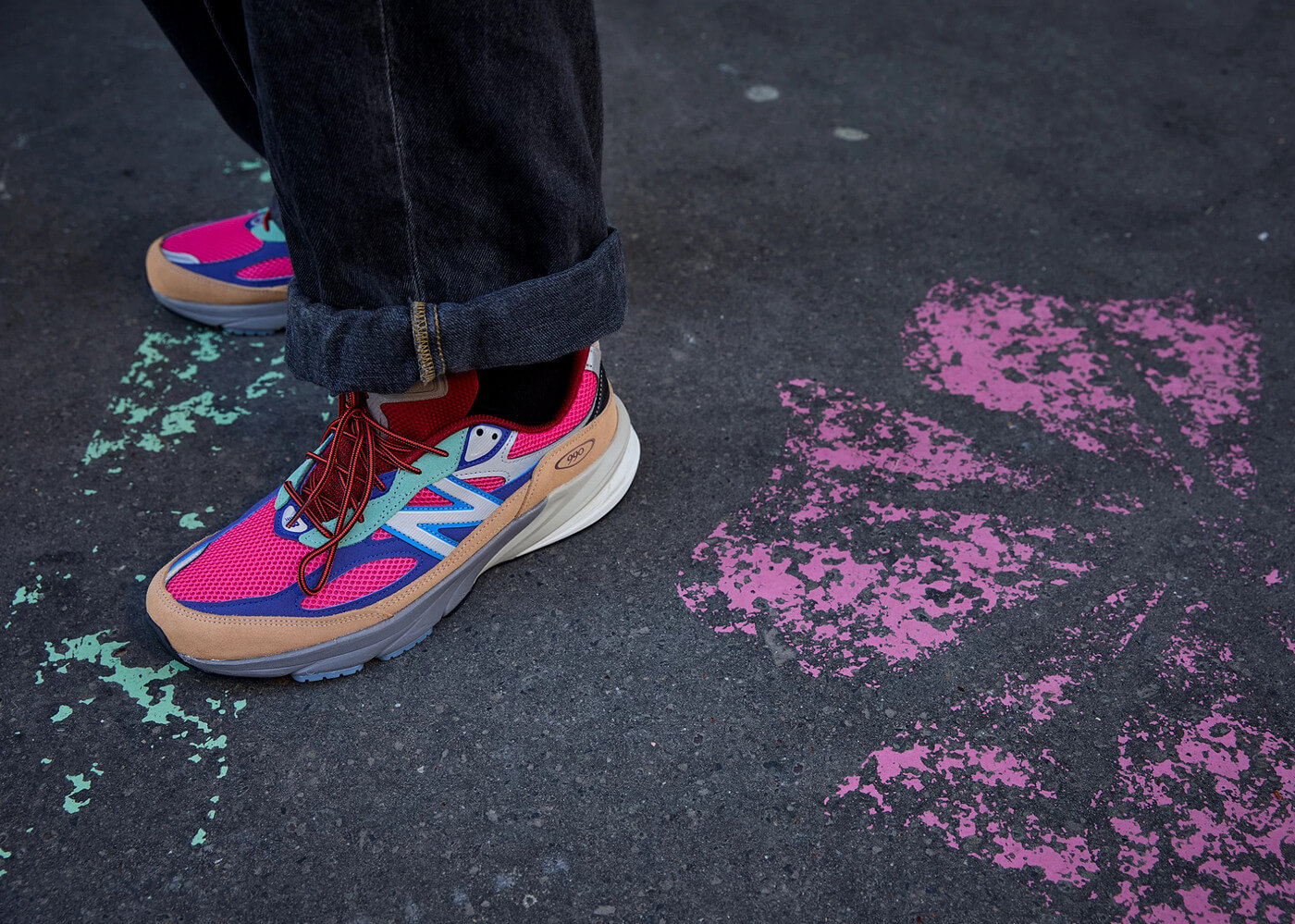 スニーカー New Balance x Action Bronson 990v6 Ainozama Action Bronson x New Balance 990v6 'Ainõzama' Collab Rele